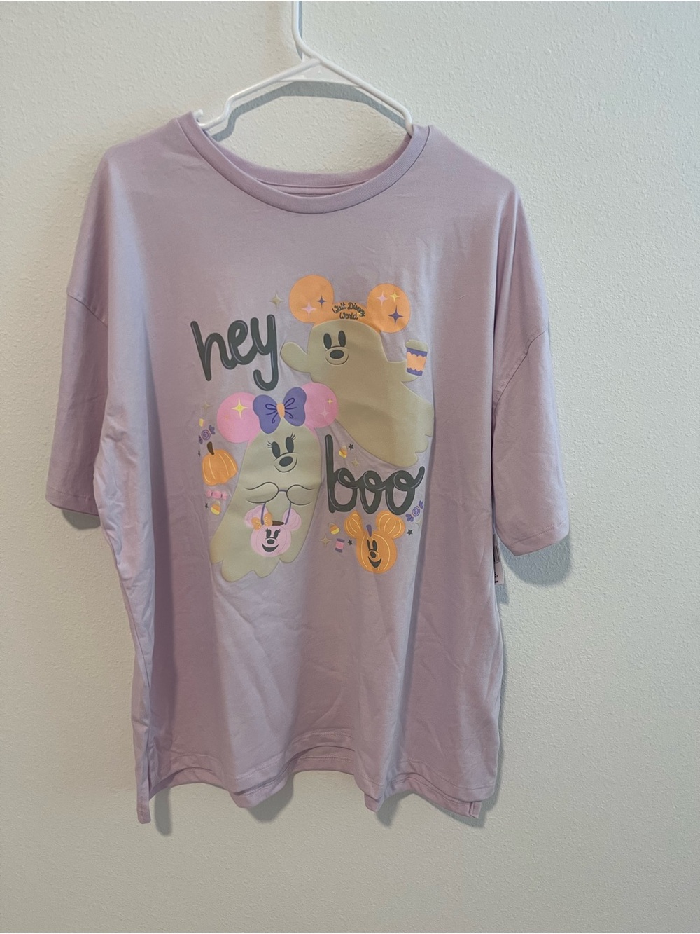 Disney Halloween 2026  "Hey Boo" Halloween Mickey & Minnie Ghost T-Shirt